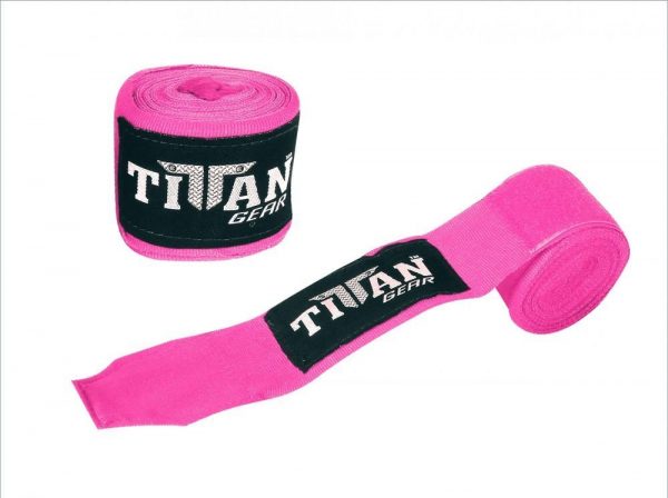 Pink Boxing Hand Wraps